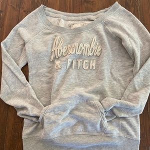 Abercrombie and Fitch gray sweatshirt
